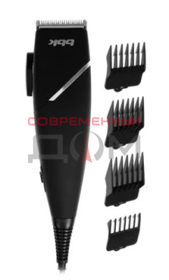 Машинка для стрижки BBK BHK100 черный/серебро